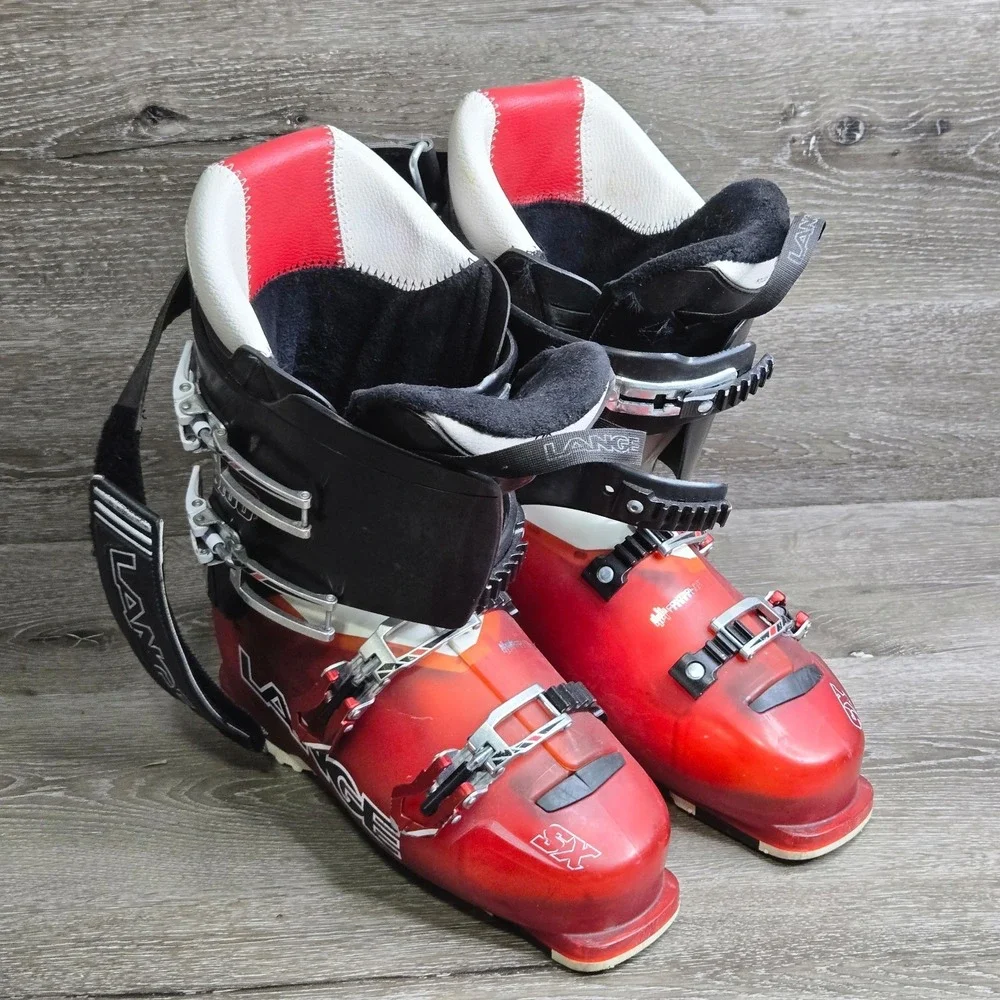 Lange SX 100 Alpine Ski Boots – Red/Black 27.5 LANGÉ